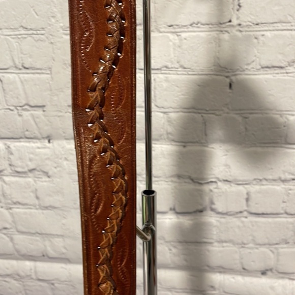 Vintage Colorado belt buckle with vintage leather belt size 48 - Picture 4 of 7